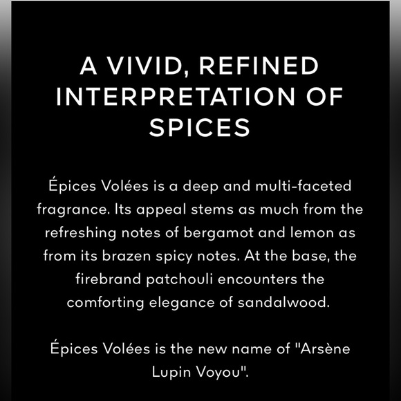 SOLD Guerlain L'ART & LA MATIÈRE
ÉPICES VOLÉES - EAU DE PARFUM - Picture 8 of 11